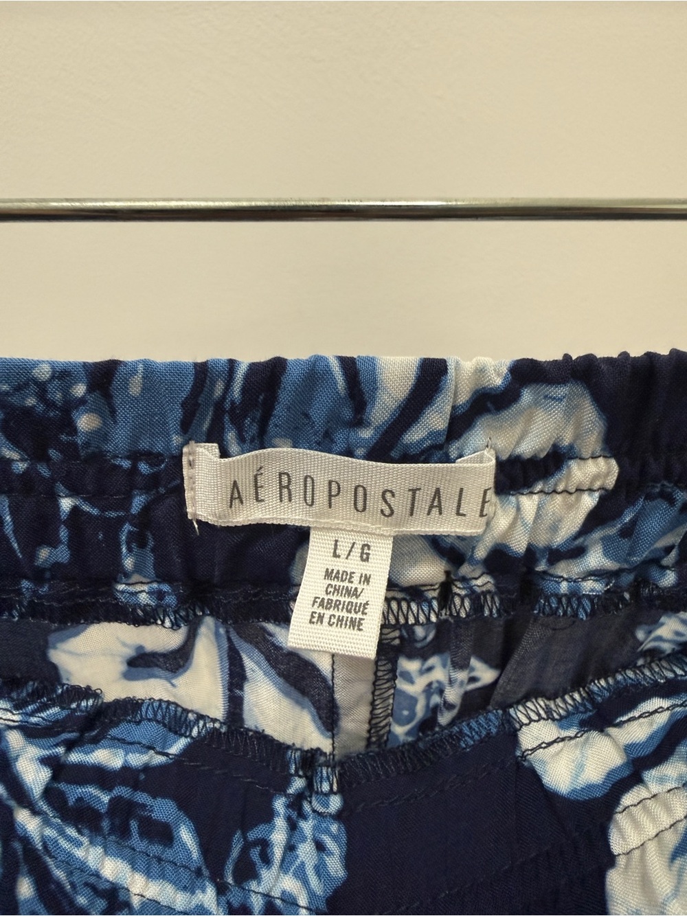 Aeropostale Navy Blue Floral Ruffle Skort - Picture 4 of 4